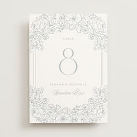 Table Numbers
