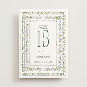 Table Numbers
