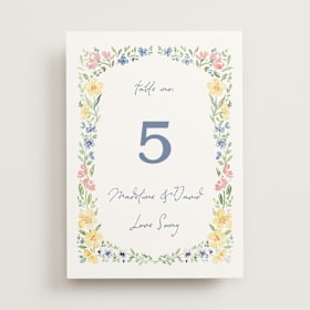 Table Numbers