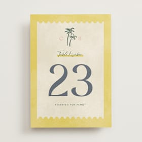 Table Numbers