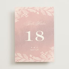 Table Numbers