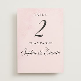 Table Numbers