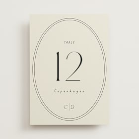 Table Numbers