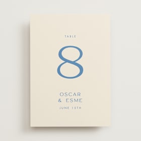 Table Numbers