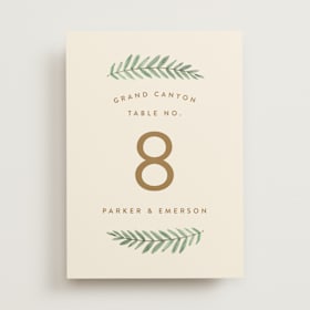 Table Numbers