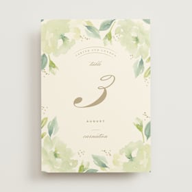 Table Numbers