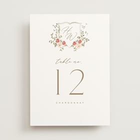Table Numbers