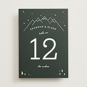 Table Numbers