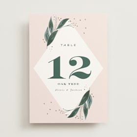 Table Numbers