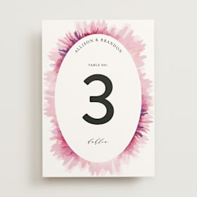 Table Numbers