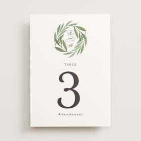 Table Numbers