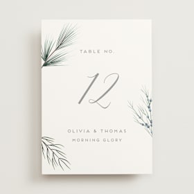 Table Numbers