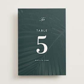 Table Numbers