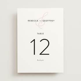 Table Numbers