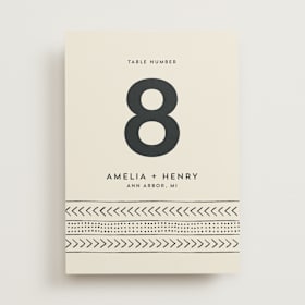 Table Numbers