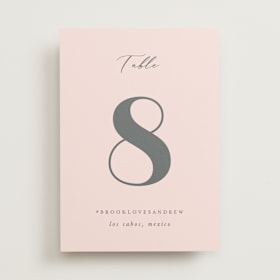 Table Numbers