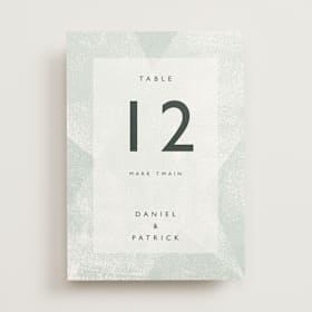 Table Numbers