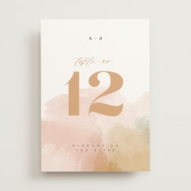 Table Numbers