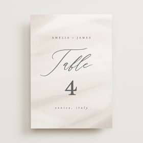 Table Numbers