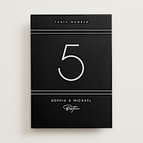 Table Numbers