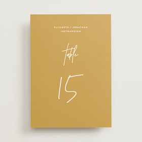 Table Numbers