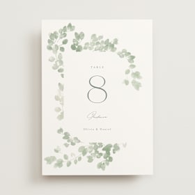 Table Numbers