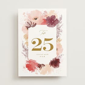 Table Numbers