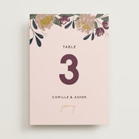 Table Numbers