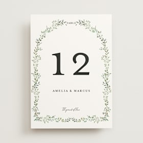 Table Numbers