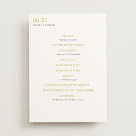 Wedding Programs