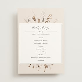 Wedding Programs