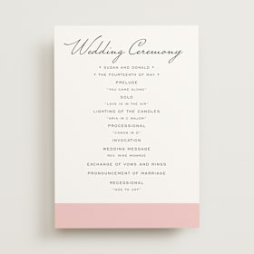 Wedding Programs