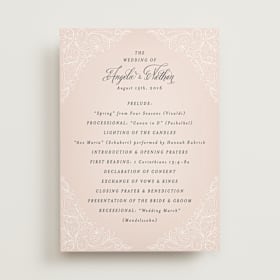 Wedding Programs