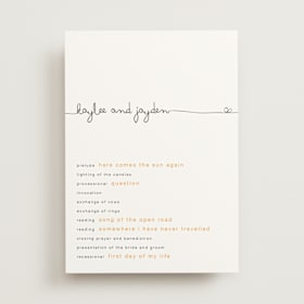 Wedding Programs