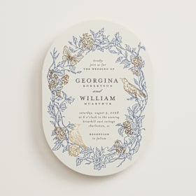 Foil-Pressed Wedding Invitations