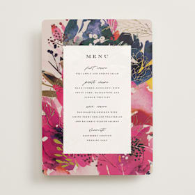 Foil-Pressed Menus