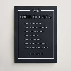 Schedule Signs