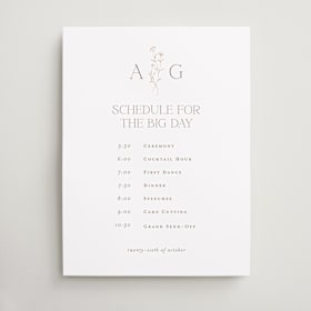 Schedule Signs