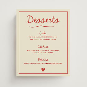 Menu Signs
