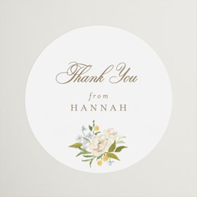 Bridal Shower Favor Stickers