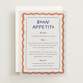 Vellum Menus