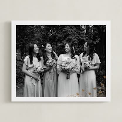 Hearts: Landscape Foil Framed Photo