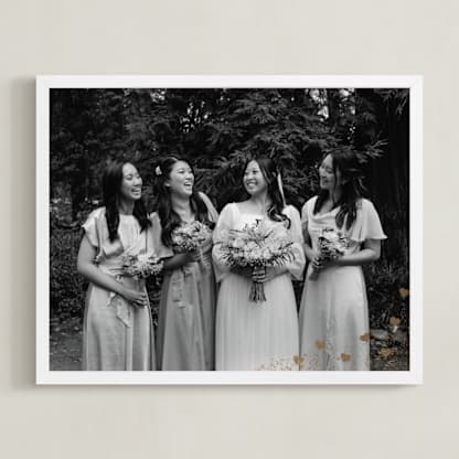 Hearts: Landscape Foil Framed Photo