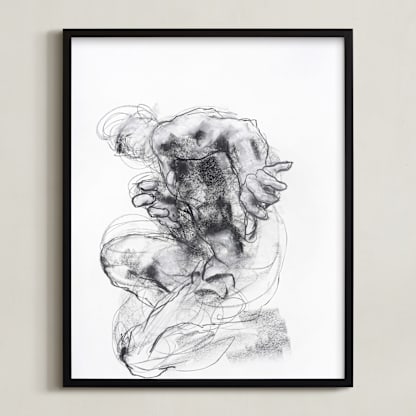 Drawing 538 - Crouching Figure