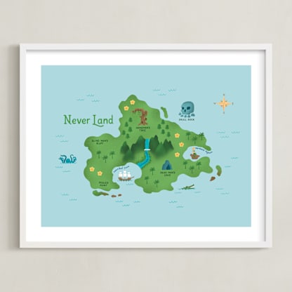 Never Land Map