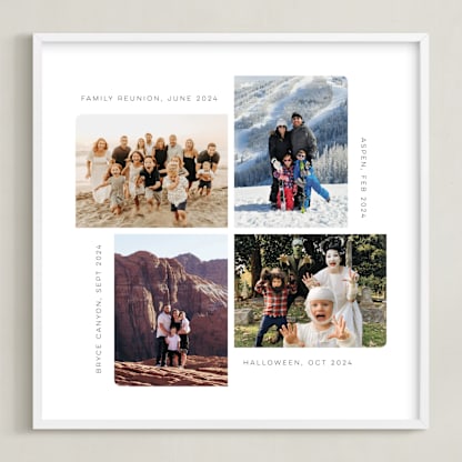 Four Photo: Square Framed Photo