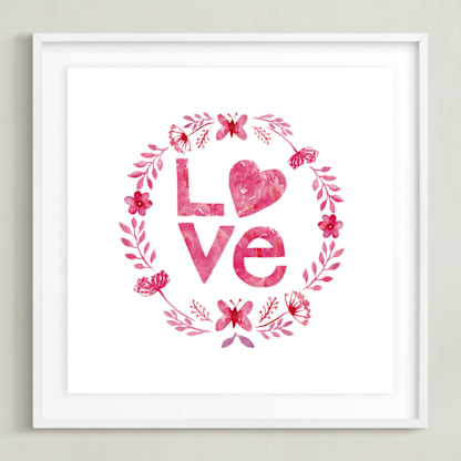 Love Wreath Pink