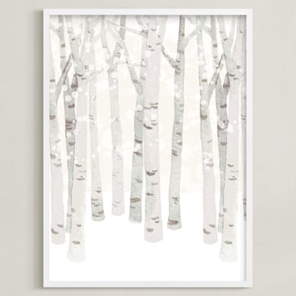 Birch Woods in Winter