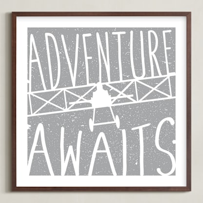 Adventure Awaits Vintage Airplane