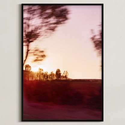 Moroccan Sunset Trees